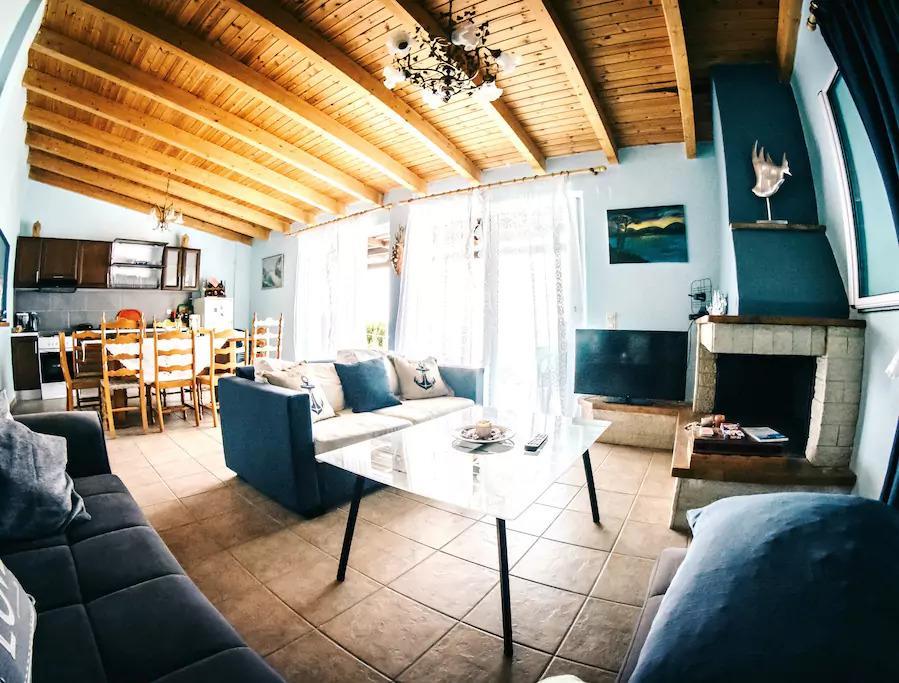 Villa Galanis By The Sea Niforeika Ngoại thất bức ảnh